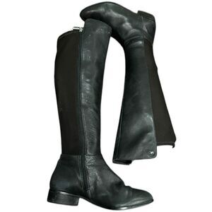 MICHAEL MICHAEL KORS Black Bromley Over-the-Knee Riding Boots Shoes Size 10 EUC